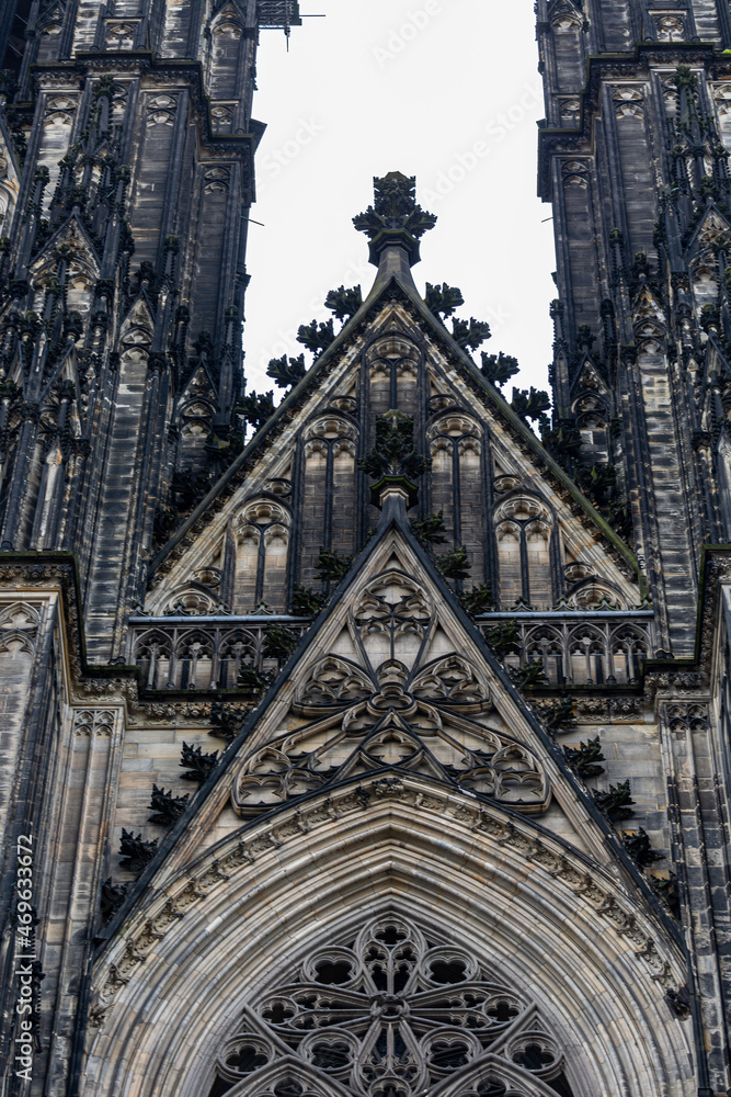 Fototapeta premium Detail from exterior of Cologne Cathedral