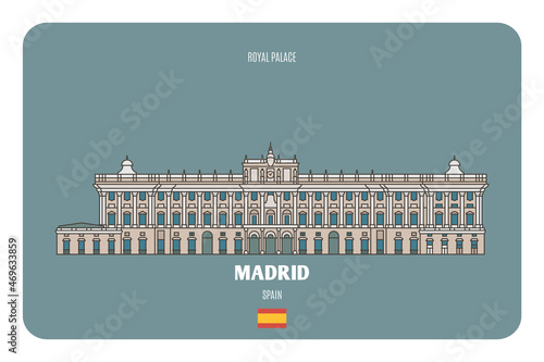 Royal Palace in Madrid, Spain