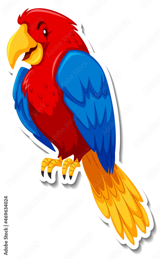 Little bird animal cartoon sticker