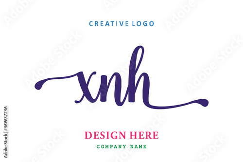 XNH lettering logo is simple, easy to understand and authoritative