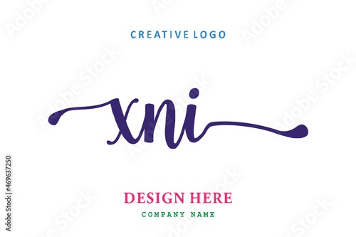 XNI lettering logo is simple, easy to understand and authoritative