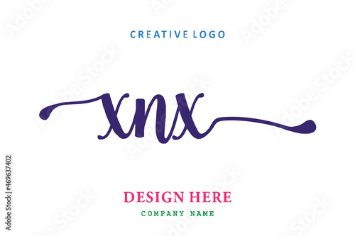 XNX lettering logo is simple, easy to understand and authoritative