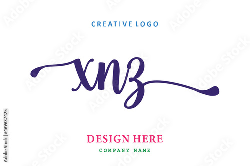 XNZ lettering logo is simple, easy to understand and authoritative