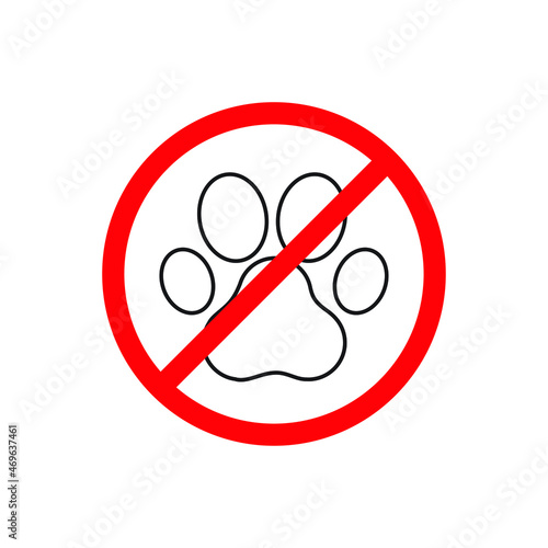 Animal extinction icon design. Pet violence and cruelty. Illegal hunting in wildlife conservation.  vector illustration