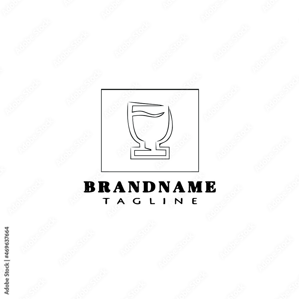 cocktail cartoon logo icon design template black isolated vector flat cocktail cartoon logo icon design template black isolated vector flat