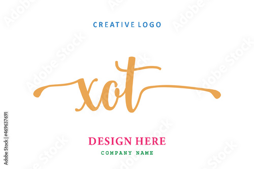 XOT lettering logo is simple, easy to understand and authoritative