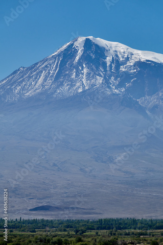Snowy Summit of Ararat Mountain