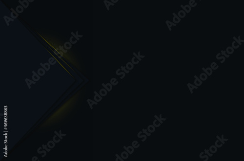 Black abstract background broadcast backdrop for media channel vector illustration.
