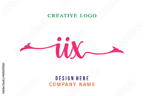 IIX lettering logo is simple, easy to understand and authoritative photo