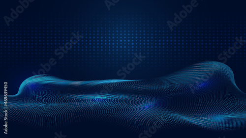 Artificial intelligence, AI Technology background.Big data concept. Hi-tech communication concept innovation abstract background vector illustration