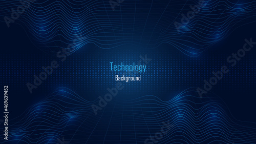 Artificial intelligence, AI Technology background.Big data concept. Hi-tech communication concept innovation abstract background vector illustration
