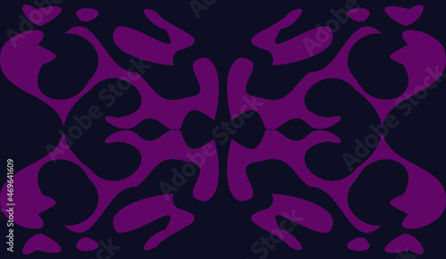 illustration design of plum color abstract pattern mandala perfect for wallpaper, banner, template and etc