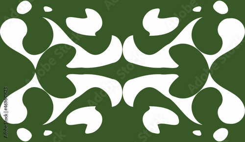 illustration design of green color abstract pattern mandala perfect for wallpaper, banner, template and etc