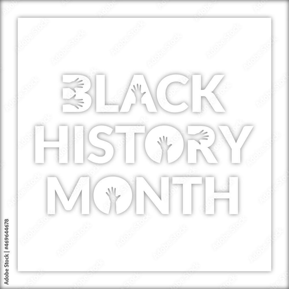 Black history month background illustration Black history month background illustration
