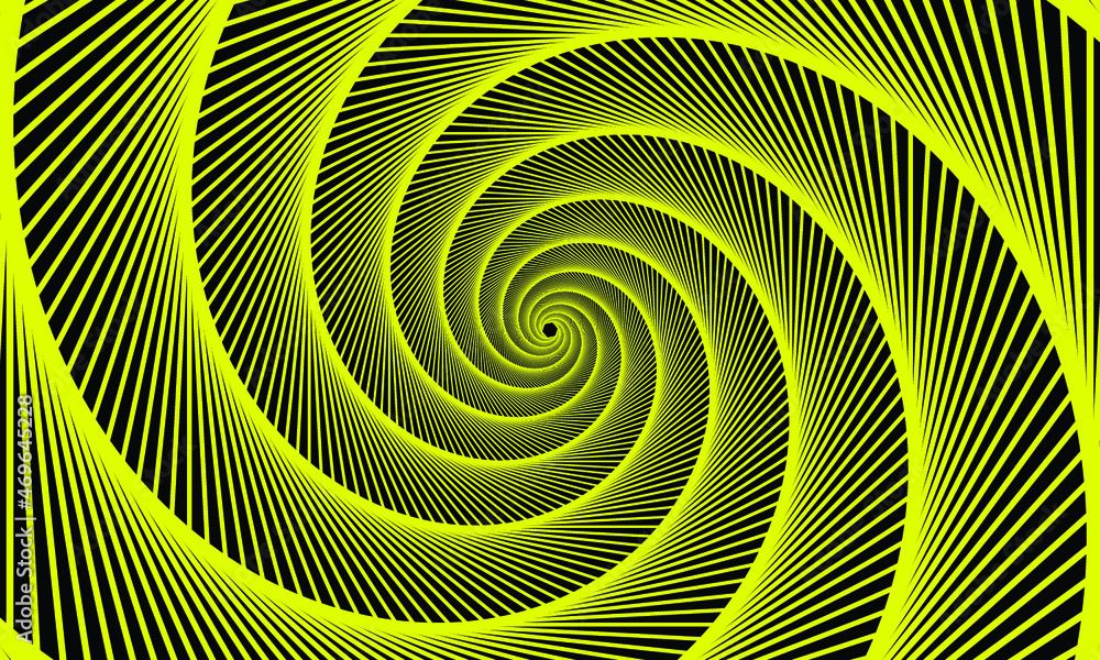 Obraz premium Yellow spiral abstract background