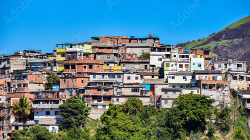 Photograph of low-income peripheral community popularly known as “favela” in Rio de Janeiro, Brazil © @renatopmeireles