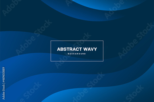 Gradient abstract wavy background. Eps10 vector.