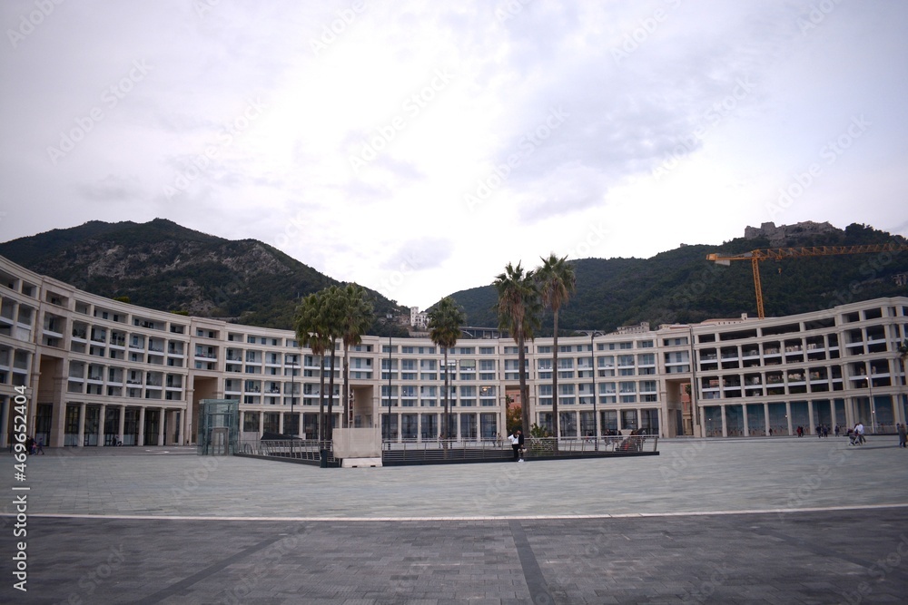 VEDUTA DI PIAZZA DELLA LIBERTA',SALERNO,ITALIA,12 NOVEMBRE 2021