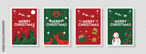 Christmas day backround snowman and christmas objects vector illustration Premium Vector