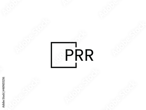 PRR letter initial logo design vector illustration