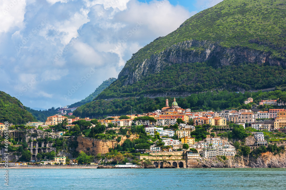 Vietri sul Mare, a small town on the Amalfi coast near Salerno. 