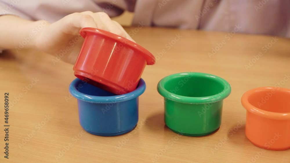 Educational game of a child with cerebral palsy Educational game of a child with cerebral palsy