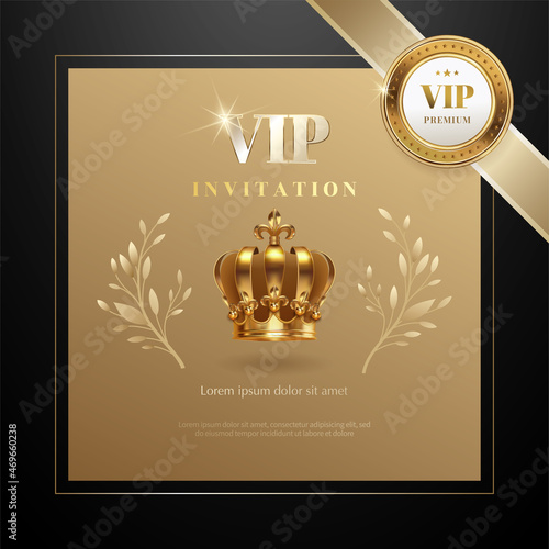 Luxury vip invitations and coupon backgrounds.
