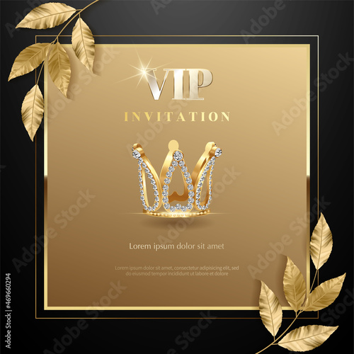 Luxury vip invitations and coupon backgrounds.