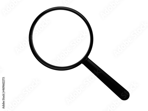 magnifying glass lens 3d icon