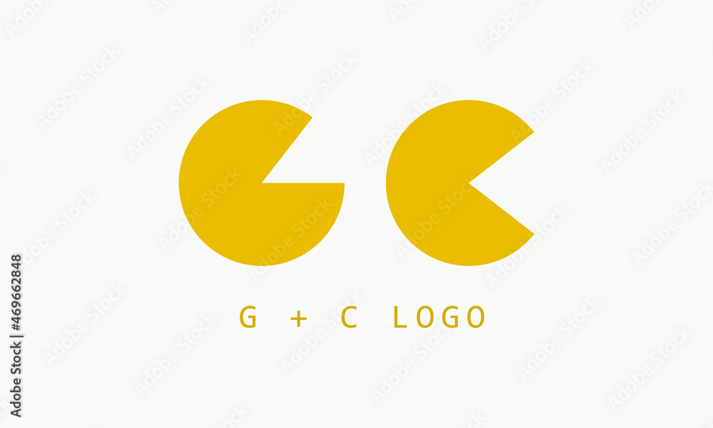 Art & Illustration letter G and C logo vector template Art & Illustration letter G and C logo vector template