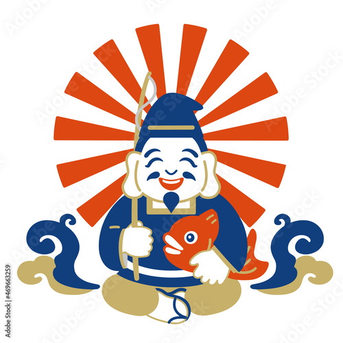 商売繁盛の神様　恵比寿　福の神