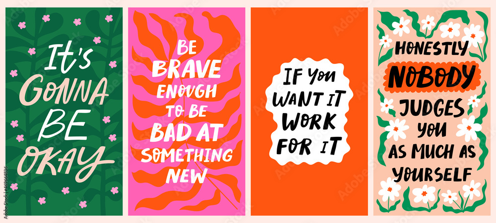 Handdrawn motivational quotes to keep inspired for success, lettering posters, stories. Phrases for business goals, self development, personal growth. Perfect for prints, wall art and social media. Handdrawn motivational quotes to keep inspired for success, lettering posters, stories. Phrases for business goals, self development, personal growth. Perfect for prints, wall art and social media.