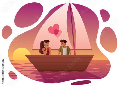 Love Boat on White