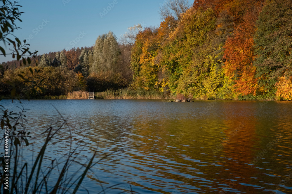 Herbstzeit in der Lausitz- Stausee Sohland/Spree