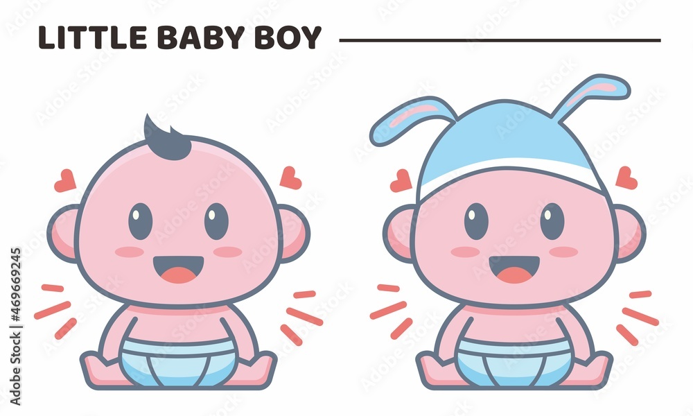 Vector baby boy child Vector baby boy child