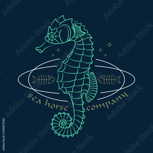 Abstract fish illustration