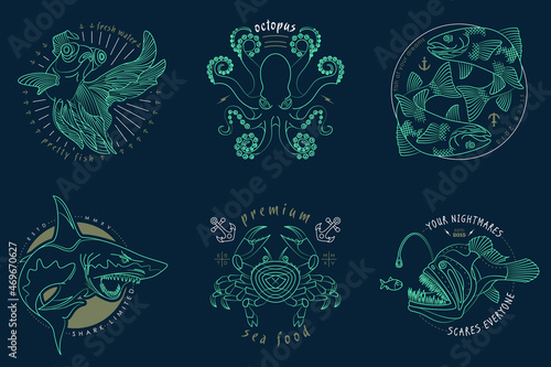 Abstract fish illustration