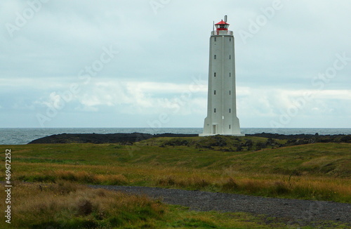 Lighthouse at Malarrif, Snaefellsnes Peninsula, Iceland, Europe 