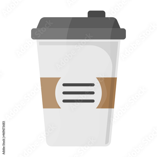 Hot Drinks Concept, Paper Based Tea Bags Vector Color Icon Design, Winter Season activities Symbol, Coldest Weather Sign, Snow and frost Stock Illustration