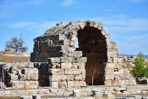 Archaeological Site Of Corinth in Greece