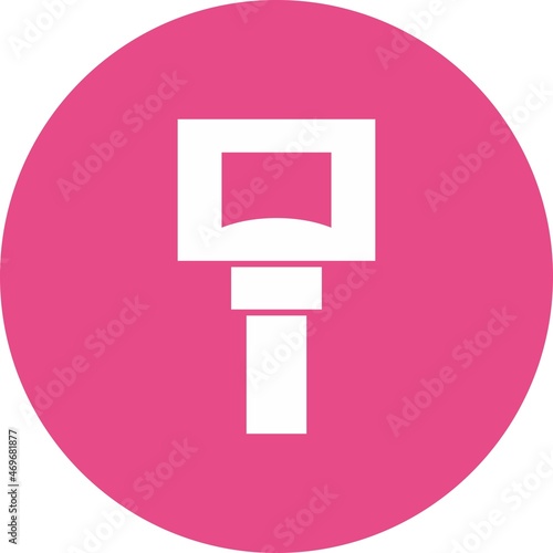Opener Glaph Circle Vector Icon Design
