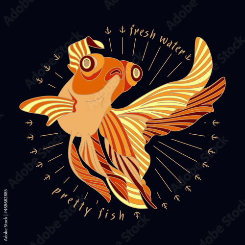 Abstract fish illustration