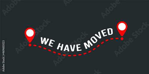 We have moved simple illustration