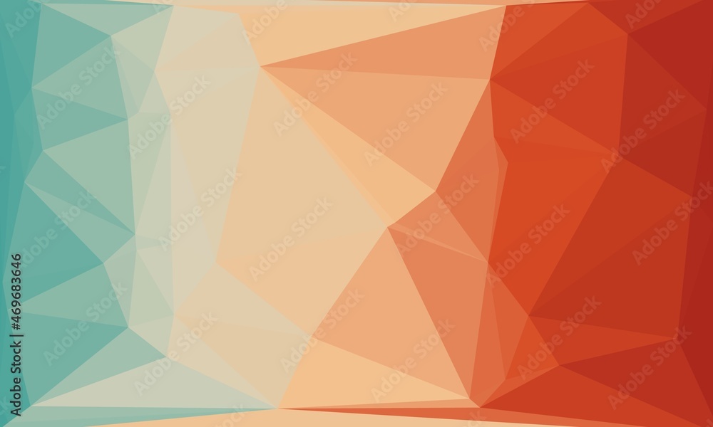 Obraz premium vibrant colorful geometric background with mosaic design