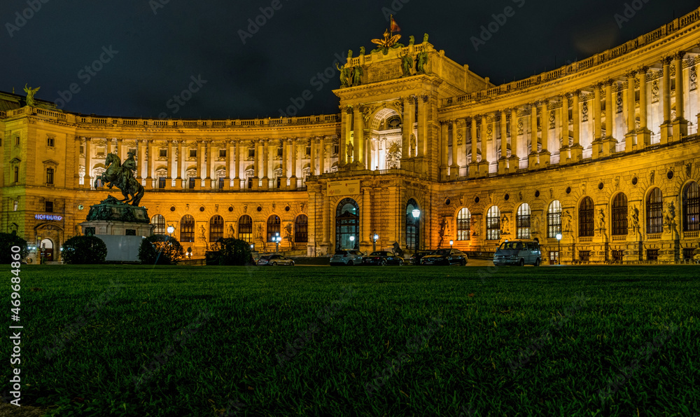 Hofburg, Hapsburg royal palace in Vienna, Austria	