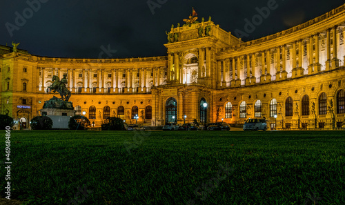 Hofburg, Hapsburg royal palace in Vienna, Austria 