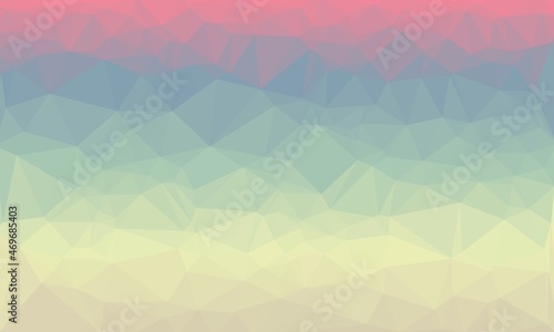 vibrant colorful geometric background with mosaic design