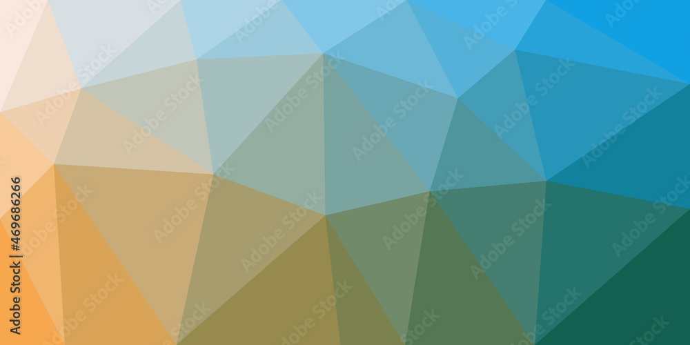 Abstract low poly background of triangles. Usable for wallpaper or background