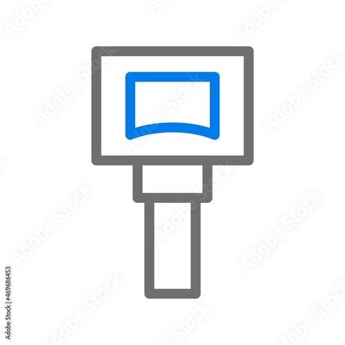 Opener Line Blue Vector Icon Design