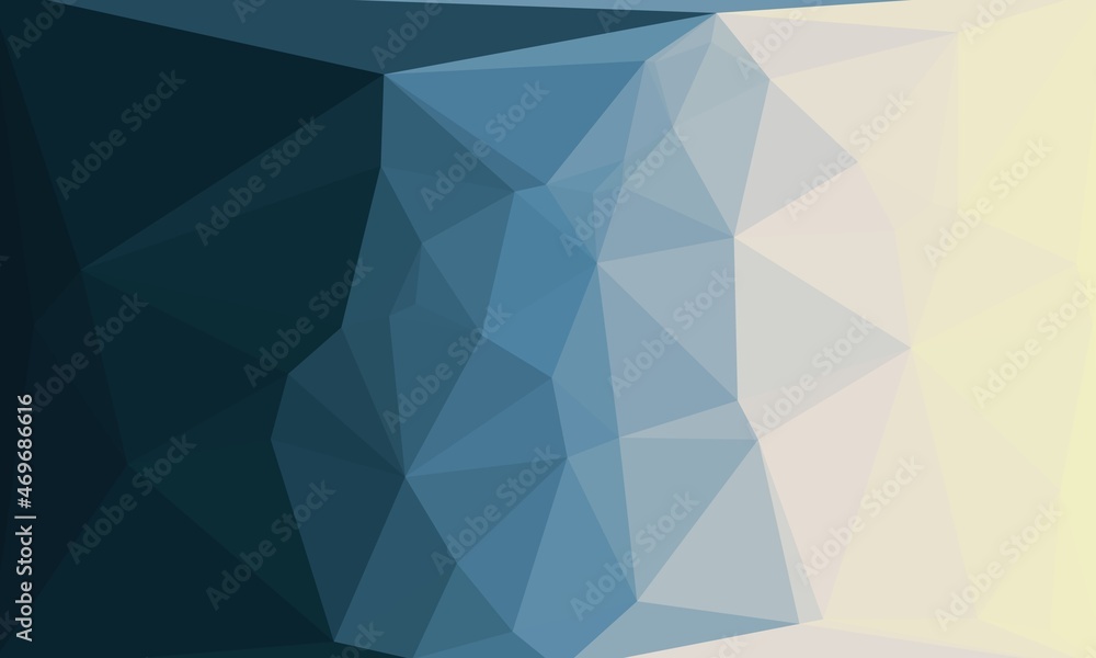 Fototapeta premium vibrant minimalistic blue polygonal background